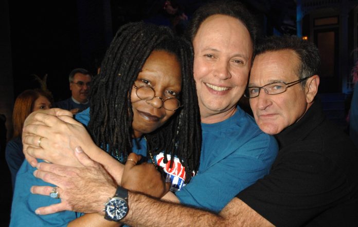 Whoopi Goldberg, Billy Crystal and Robin Williams