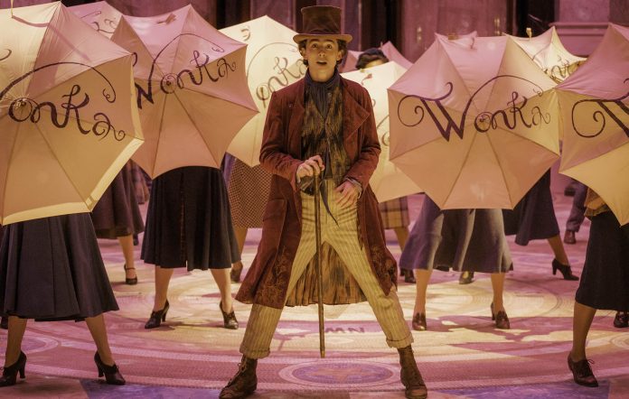 Timothee Chalamet in 'Wonka' Credit: Warner Bros